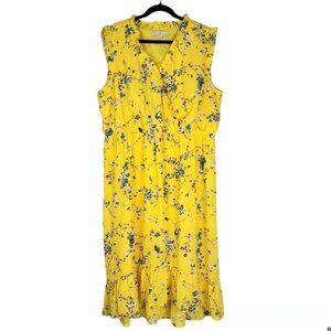 Ann Taylor LOFT Sleeveless Ruffle Dress